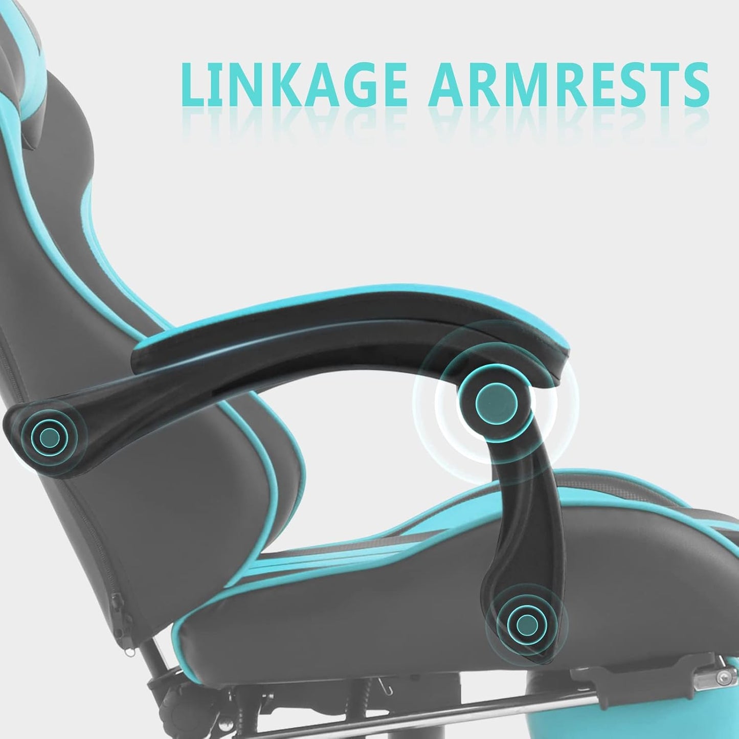 Miami Blue Ergonomic Gaming Chair for Adults & Teens