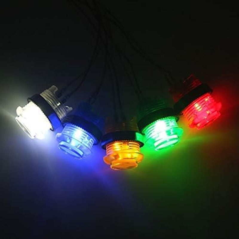 2-Player LED Arcade DIY Kit for USB MAME PC Game DIY & Raspberry Pi Retro Controller DIY Including 2X Arcade Joystick, 20X LED Arcade Buttons, 2X Zero Delay USB Encoder (Blue & Red)
