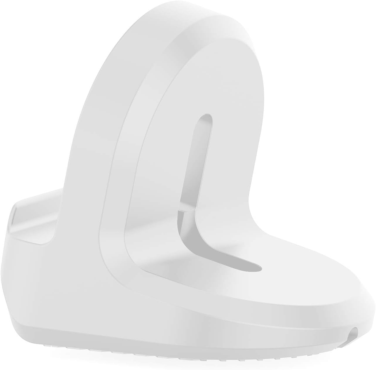 Silicone Stand for Samsung Galaxy Watch 4/Galaxy Watch 4 Classic/Galaxy Watch 3/Galaxy Active 2/Galaxy Watch Active, Non-Slip Charger Bracket Accessories Holder with Cable Management Slot- White