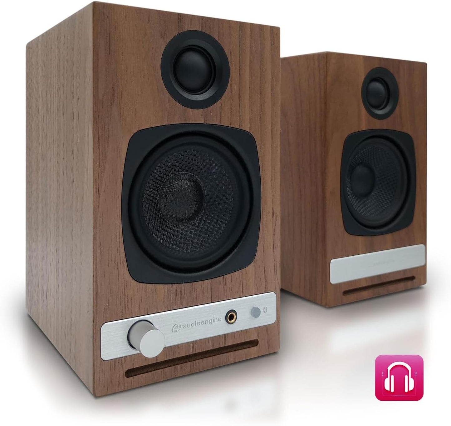 A2-HD (HD3) Bluetooth PC and Computer Desktop Speakers with Aptx HD - USB, RCA, Headphone