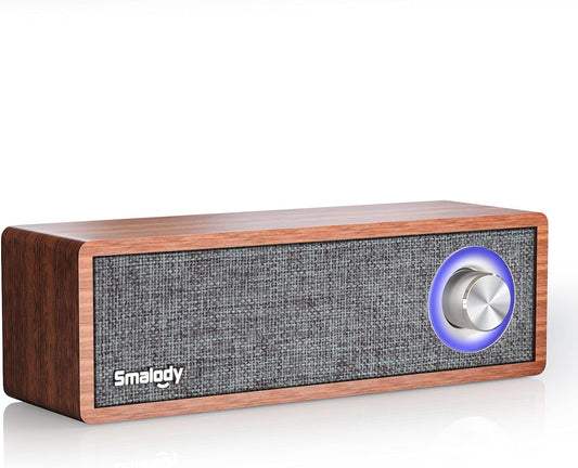 Wood Retro Bluetooth Speaker, Portable Mini Wireless Bluetooth Speakers, Vintage Wooden Speaker for Room Decoration, Perfect for Cafes, Restaurants, Vintage Coth Stores, Bedroom Etc