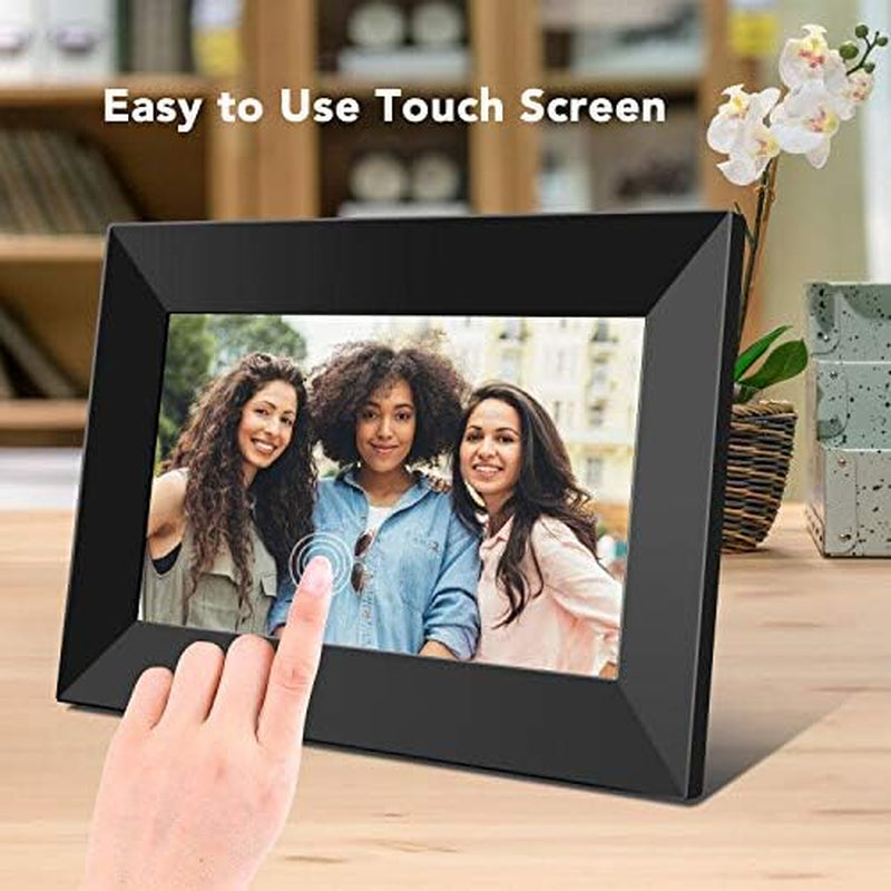 Digital Wifi Picture Frame 8 Inch, Send Photos or Videos from Anywhere, 16GB Storage,1280X800 IPS HD Display,Touchscreen for Easy Navigation