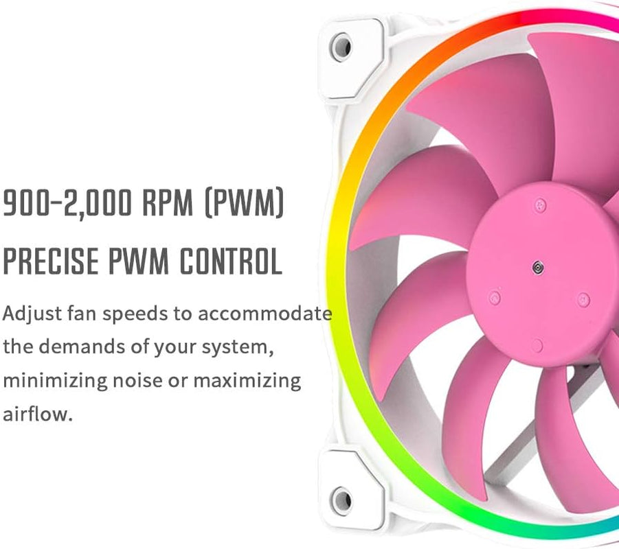PINKFLOW 240 CPU Water Cooler LGA1700 Compatible 5V ARGB AIO Cooler 240Mm CPU Liquid Cooler 2X120Mm RGB Fan, Intel 1700/115X/1200, AMD AM5/AM4