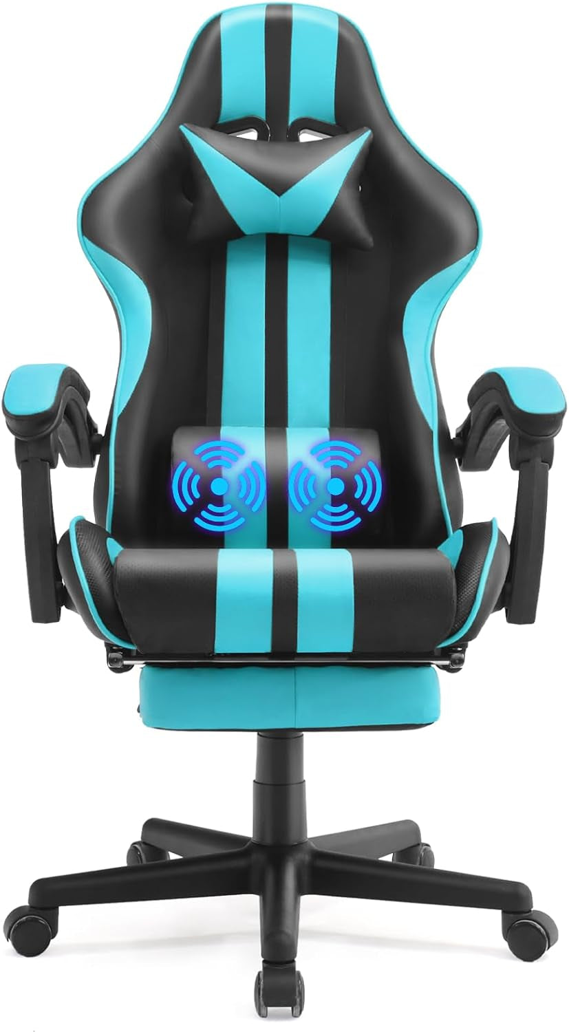 Miami Blue Ergonomic Gaming Chair for Adults & Teens